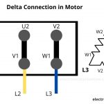 Delta Connection of three phase motor