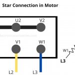 Star Connection of 3 Phase motor