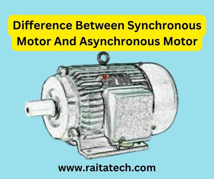 Difference Between Synchronous Motor And Asynchronous Motor