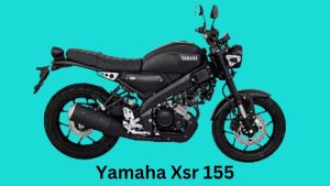 "Yamaha XSR 155 motorcycle in a stylish and retro design, featuring a 155cc liquid-cooled engine and advanced technology for a high-performance ride. Perfect for riders who want a blend of vintage and modern styling in a motorcycle."