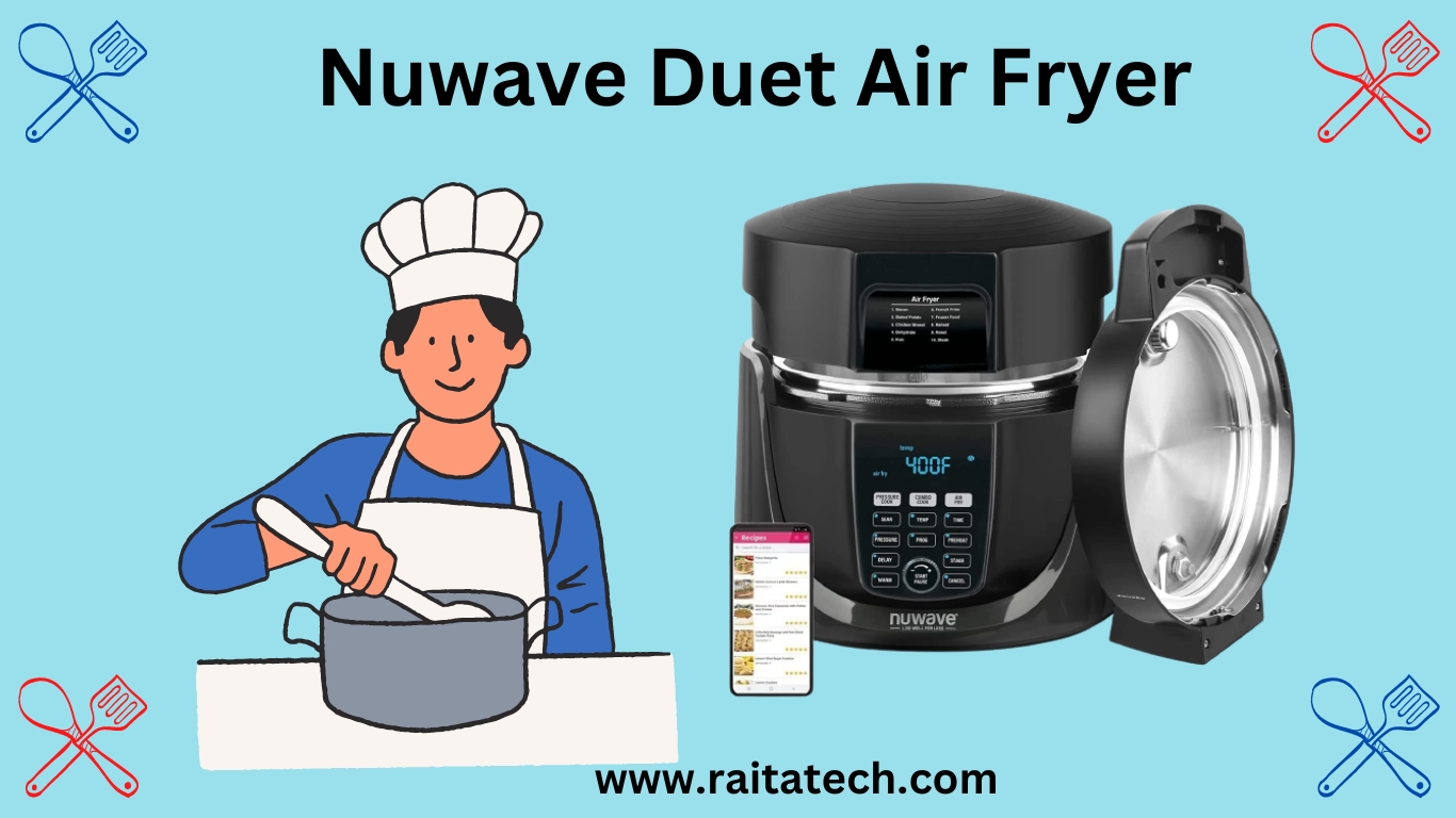 Nuwave Duet Pressure Cooker & Airfryer Combo NEW Steam Roast Grill