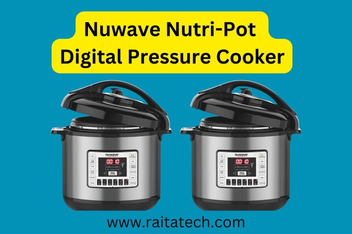 Nuwave Nutri-Pot Digital Pressure Cooker - 8 Quart Stainless Steel Inner Pot with Sure-Lock Technology